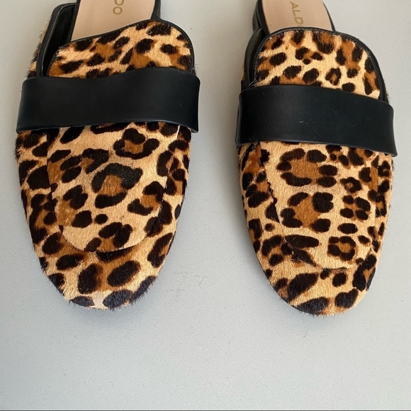 ALDO Leopard slip on mule animal‎ print size 8 - Picture 3 of 9
